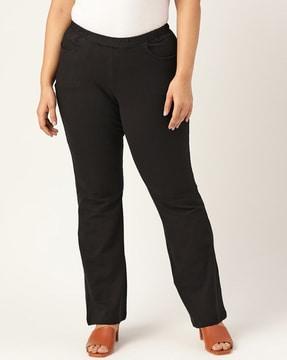 full-length relaxed fit trousers