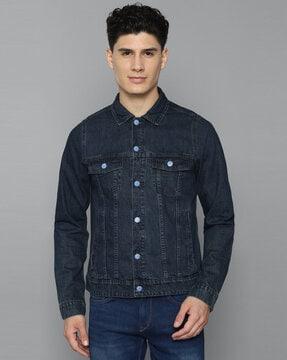 full-length sleeves denim jacket