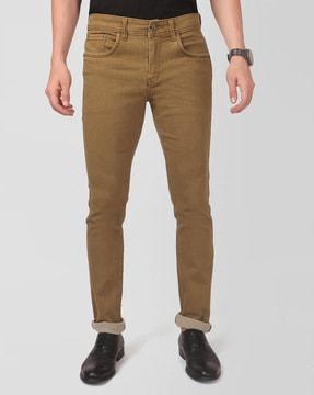 full-length slim fit jeans