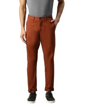 full length slim-fit pant