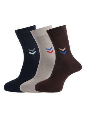 full length socks for men (pack of 3) in assorted color - multi