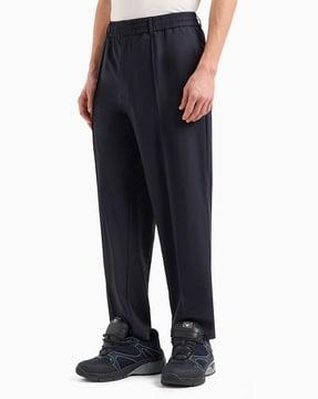 full-length trouser with single pleat & side pockets