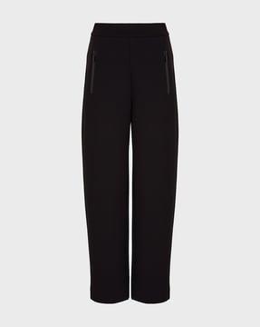 full length trousers with side pockets