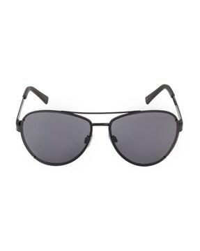 full-rim frame aviator sunglasses