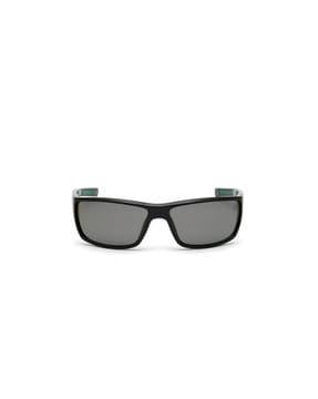 full-rim rectangular sunglasses