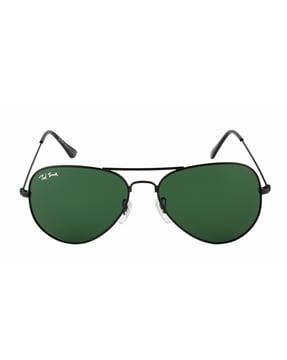 full-rim uv-protected aviator sunglasses