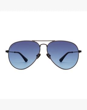 full-rim aviator sunglasses