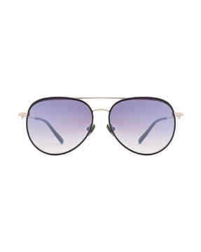 full-rim aviator sunglasses