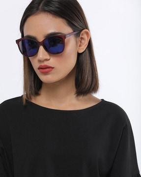 full-rim cat-eye sunglasses