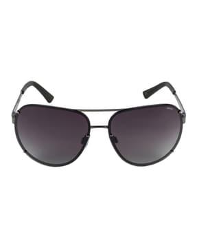 full-rim frame aviator sunglasses