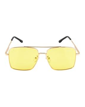 full-rim frame rectangular sunglasses