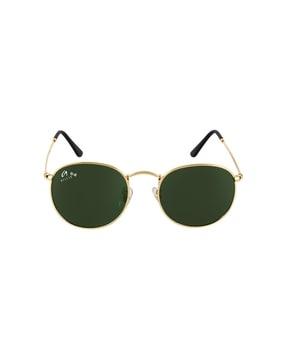 full-rim frame round sunglasses