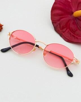 full-rim gradient round sunglasses