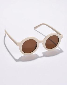 full-rim oval sunglasses