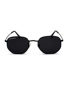 full-rim polarized round sunglasses
