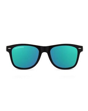 full-rim polarized square sunglasses