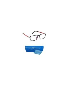 full-rim rectangular eye glasses