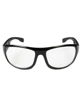 full-rim rectangular sunglasses