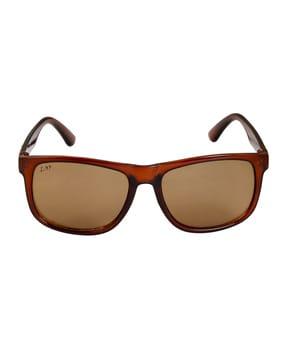 full-rim rectangular sunglasses