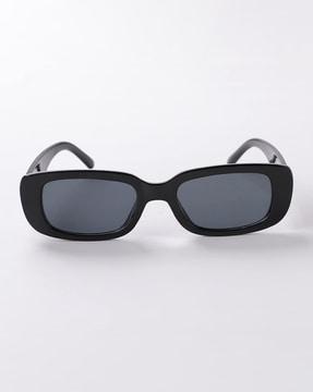 full-rim rectangular sunglasses