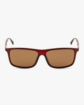 full-rim rectangular sunglasses