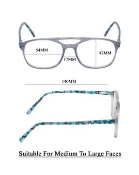 full-rim round eye glasses