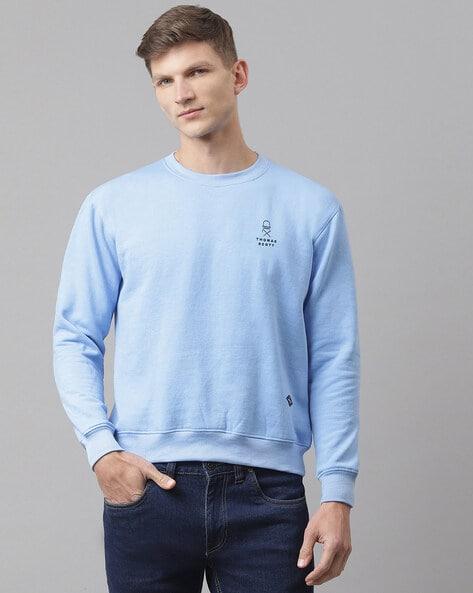 full sleeve crew-neck sweatshirt