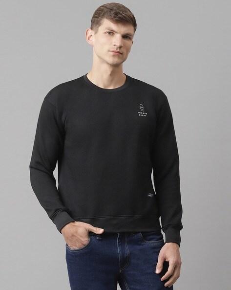 full sleeve crew-neck sweatshirt