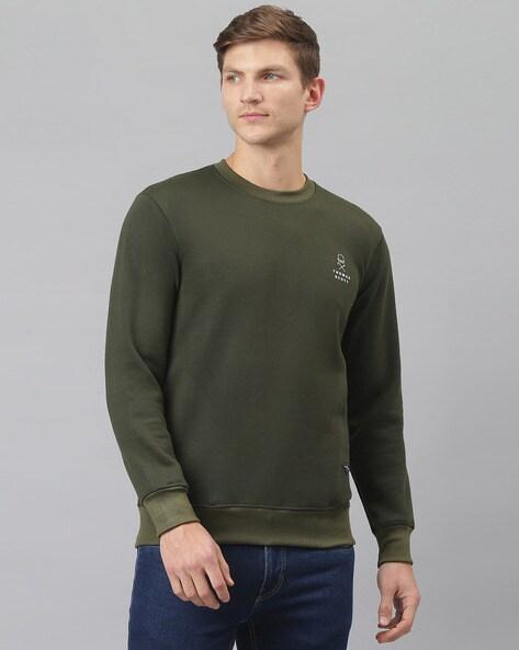 full sleeve crew-neck sweatshirt