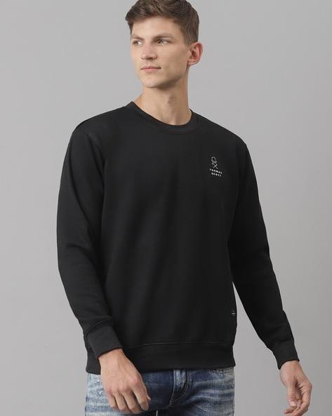 full sleeve crew-neck sweatshirt