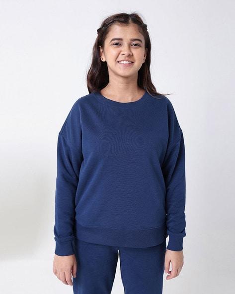 full-sleeve crew-neck sweatshirt