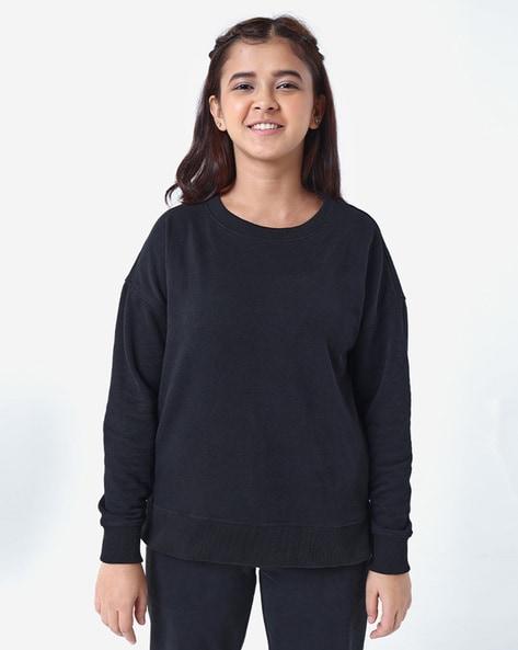 full-sleeve crew-neck sweatshirt