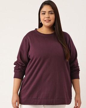 full-sleeve crew-neck sweatshirt