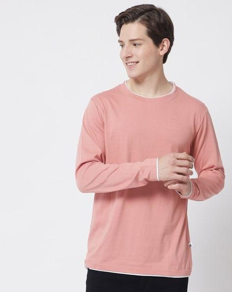 full-sleeve crew-neck t-shirt