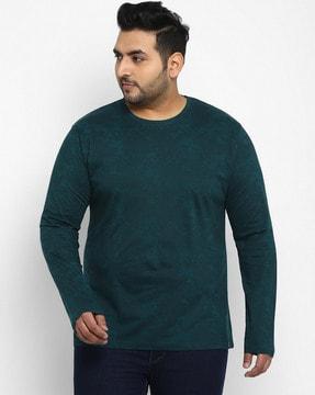 full-sleeve crew-neck t-shirt