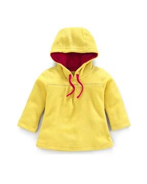 full-sleeve hooded sweatshirt