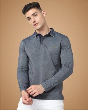 full-sleeve polo t-shirt