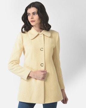 full-sleeve trench coat with insert pockets