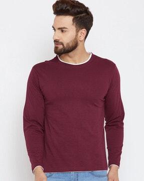 full sleeves crew- neck t-shirt