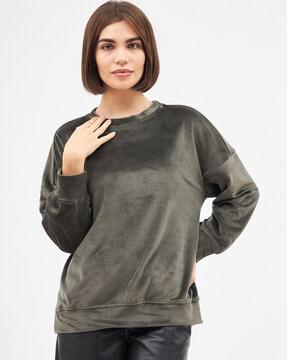 full-sleeves crew-neck sweatshirt