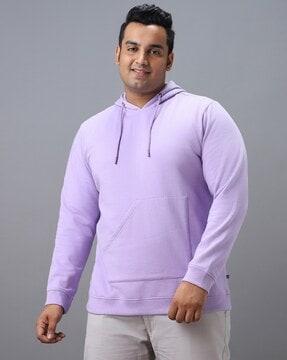 full-sleeves hoodie with drawstring