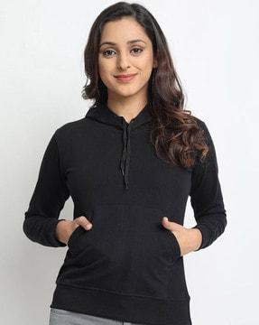 full sleeves hoodie with kangaroo pocket