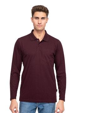 full-sleeves polo t-shirt