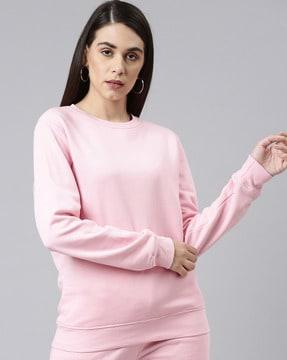 full-sleeves round-neck sweatshirt