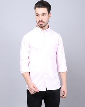 full sleeves shirt with button-down collar