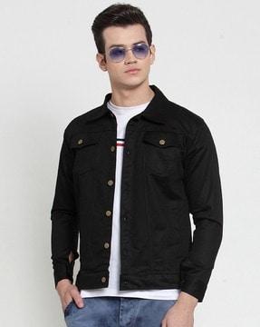 full sleeves slim fit jacket