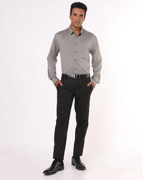 full sleeves slim fit shirt