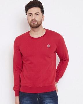 full sleeves sweatshirt with insert pocket