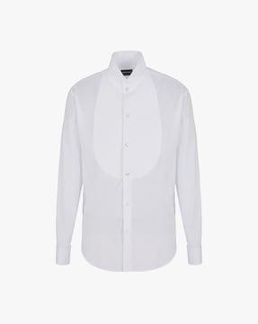 full sleeves tuxedo shirt