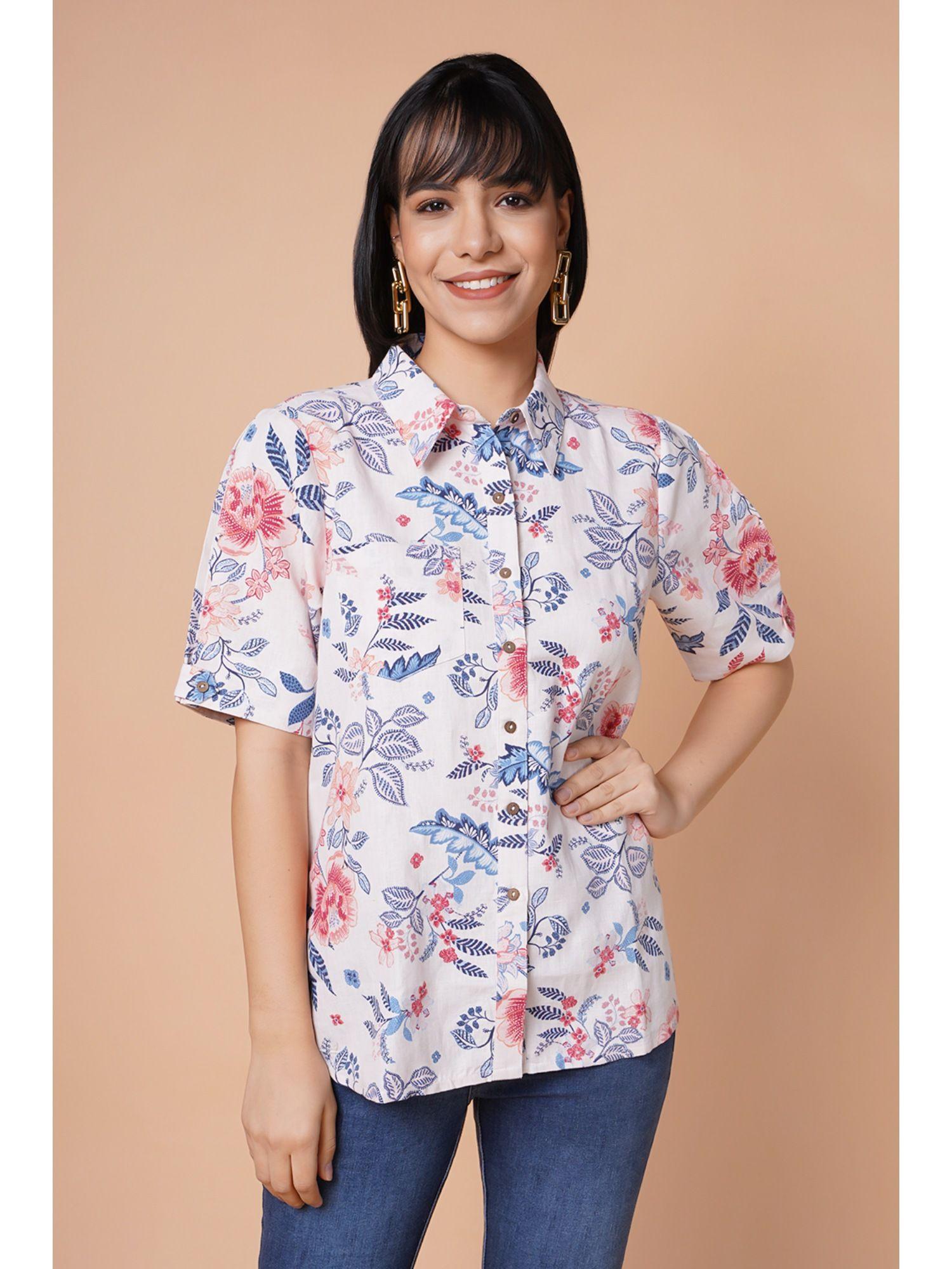 fun floral shirt